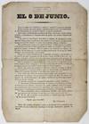 El 8 de Junio. Ya en la Capital de la Republica no Gozan de Seguridad las Personas Honradas [caption title and first line of text]