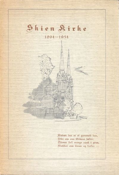Skien kirke. 1894 - 1954.