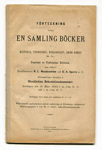 Förteckning öfver en samling böcker i historia,…
