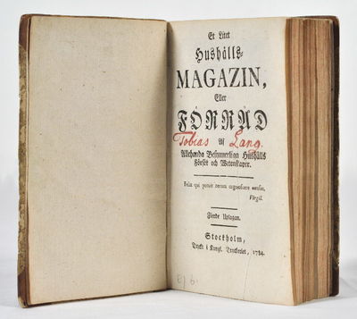 Et litet hushålls-magazin, eller förråd af…