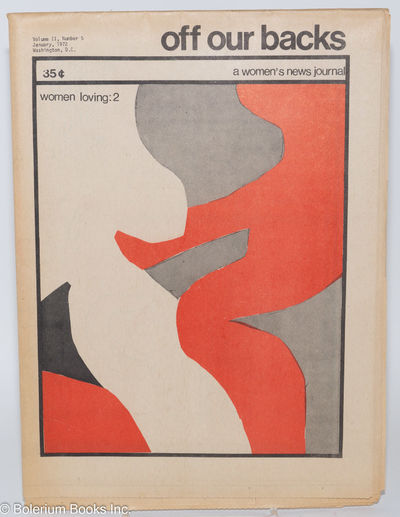 Off Our Backs: a women's news journal; vol. 2, #5, January, 1972; Women Loving: 2