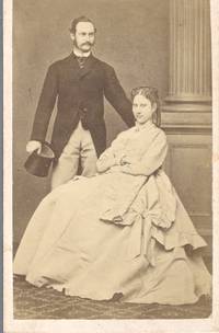 Fine unsigned carte de visite photo (1843-1912, King of Denmark) and his wife LOUISE (1851-1926, daughter of Carl XV of Sweden)