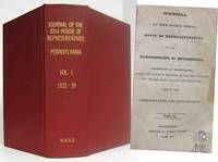 JOURNAL OF THE FORTY THIRD HOUSE OF COMMONWEALTH OF PENNSYLVANIA,COMMENCED AT HARRISBURG TUESDAY, THE FOURTH OF… by Commonwealth Of Pennsylvania - First Edition - 1832-33 - from Nick Bikoff, Bookseller (SKU: 16592)