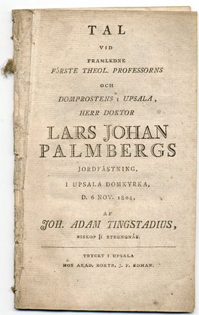 Tal vid framlidne förste theol. Professorns och…