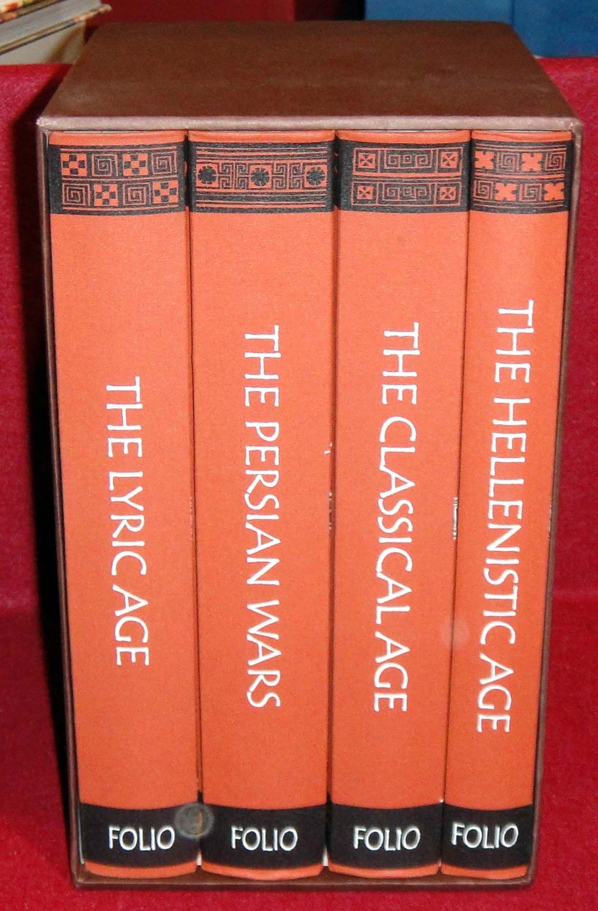 BIBLIO The Folio History of Ancient Greece 4 Volumes The Lyric Age, The Persian Wars, The