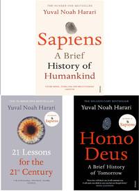 Yuval Noah Harari 3 Books Set: Sapiens, 21 Lessons & Homo Deus (English, Paperback)
