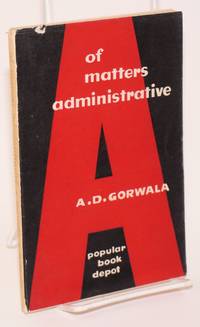 image of Of Matters Administrative