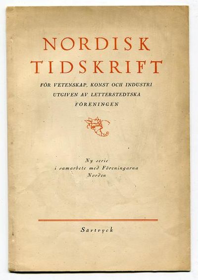 Till textkritiken av Fredmans epistlar. Särtryck…