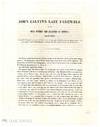 Letter from Cortland van Rensselaer to Thomas E. Vermilye, written on the prospectus for a lithographic portrait of John Calvin