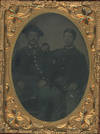 Quarter-Plate Tintype of Two Union Soldiers