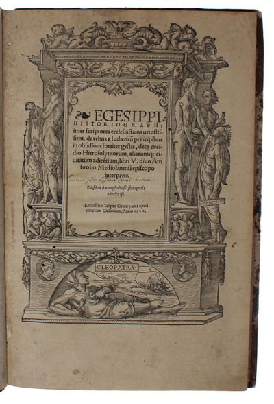 Egesippi historiographi inter scriptores…