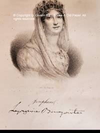 An album of 102 engraved portraits of prominent mostly French men and women from the First Empire through… by S.M. Charles X. Roi de France.; Marie Josèphe Rose Tascher de La Pagerie; Pope Pius IX; Edmond Louis Alexis Dubois-Crancé; et alia - Signed First Edition - from G.Gosen Rare Books & Old Paper, ABAA, ILAB (SKU: 447)