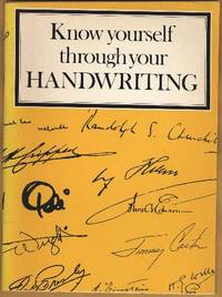 Know Yourself Through Your Handwriting by Jane Paterson - 1981-01-01