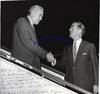 Averell Harriman Signs A Photo To Ambassador William Blair After Visiting Manila
