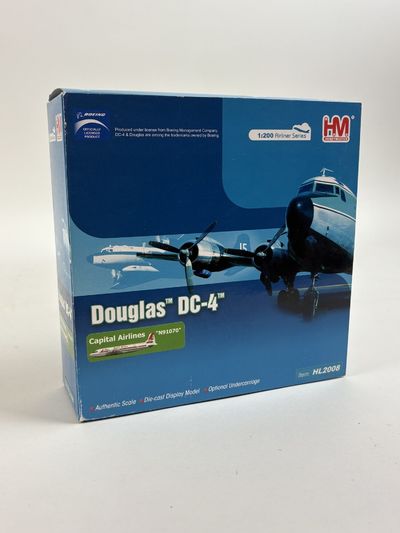 HOBBY MASTER 1:200 AIRLINER SERIES DOUGLAS DC-4 WITH ORIGINAL BOX (HL2008)