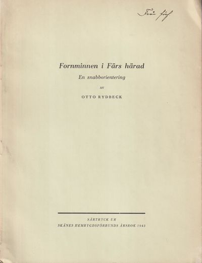 Fornminnen i Färs härad. En snabborientering.…