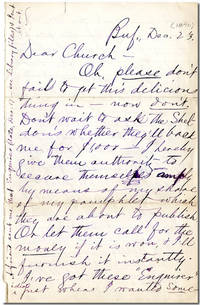[Original Autograph Letter, Signed (