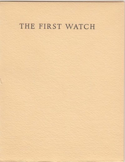The First Watch.
