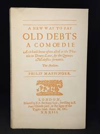 image of A New Way to Pay Old Debts; 1633