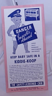 cover of Danger Insects Ahead. Keep Baby Safe in a Kiddie-Koop