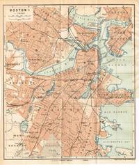 Baedeker Map of Boston