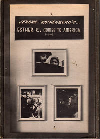 Esther K. Comes to America, 1931 by Jerome Rothenberg - Paperback - 1st Edition - 1974 - from citynightsbooks (SKU: 7194)