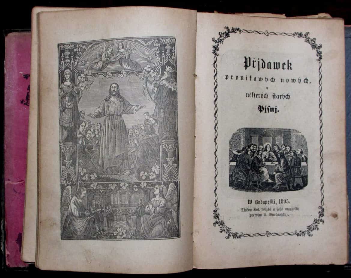 Antique Cithara Sanctorum Apocalypse .5.v.8 Jiří Třanovský Book