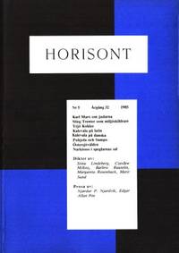 Horisont. Nr 5. Årgång 32. 1985.