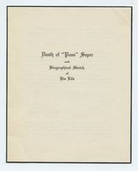 image of Death of "Puss" Soper and Biographical Sketch of His Life