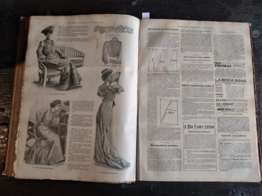 La Moda Elegante. Periódico Especial de Señoras y Señoritas, indispensable  en toda casa de familia.. Año LXI. Números 1 - 48.