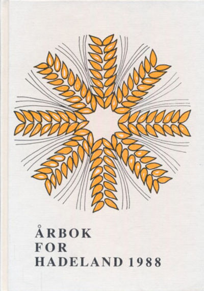 ÅRBOK FOR HADELAND.