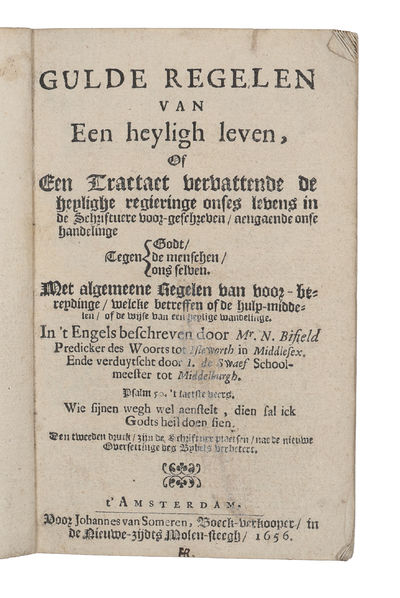 Gulde regelen van een heyligh leven, of Een…