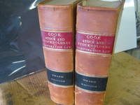 A Treatise On Stock And Stockholders, Bonds Mortages, And General Corporation Law As Applicable To Railroad, Banking, Insurance, Manufacturing, Mining, Telegraph, Telephone, Express, Gas Water-Works, Ect. . 2 Vols by Cook, William W - 1894