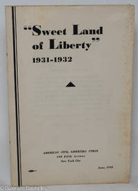 cover of Sweet land of liberty," 1931-1932
