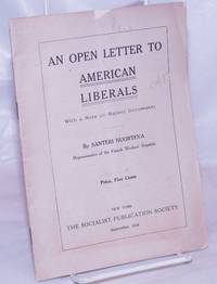 image of An open letter to American liberals, with a note on recent documents