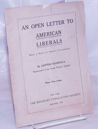 An open letter to American liberals, with a note on recent documents