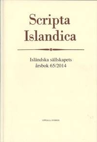 Scripta Islandica.  Isländska sällskapets årsbok…