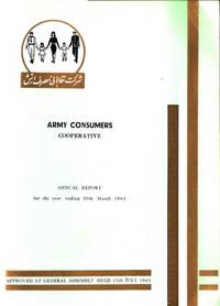 Annual Report of the Army Consumers Cooperative…