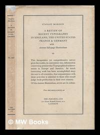 image of A review of recent typography in England, the United States, France & Germany