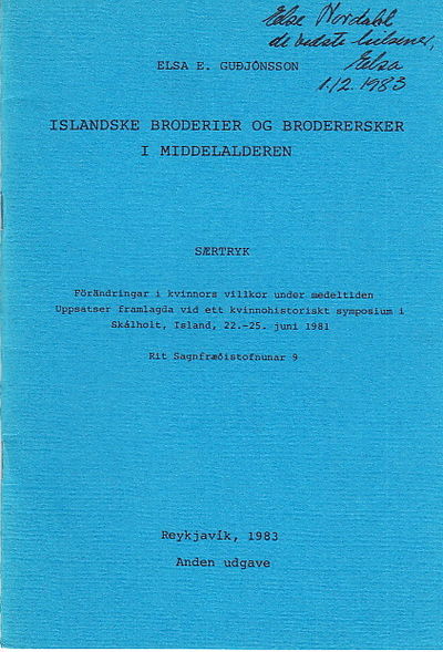 Islandske broderier og broderersker i…