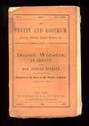 Daniel Webster, An Oration, of the Hon. Edward Everett, on the Occassion of the Dedication of the Statue of Mr. Webster, in Boston, September 17th, 1859 (in) The Pulpit and Rostrum
