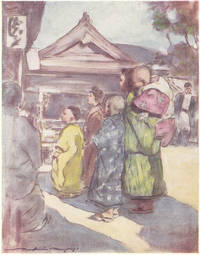 Original 1905 Print Watching the Play from Japan : a Record in Colour