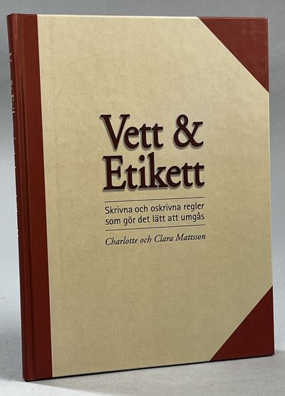 Vett & etikett. Formgivning: Janet Watz.…