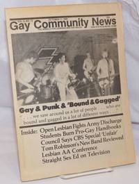 GCN: Gay Community News; the weekly for lesbians and gay males; vol. 8, #12, October 11, 1980; Gay & Punk & Bound & Gagged