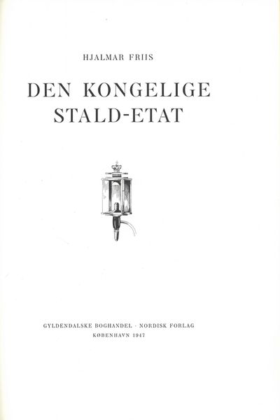 Den kongelige stald-etat. (photo 2)