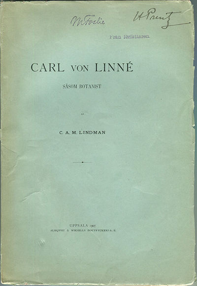 Carl von Linné såsom botanist.
