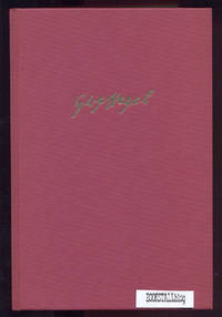 Katalog der Bibliothek Georg Wilhelm Friedrich Hegels :