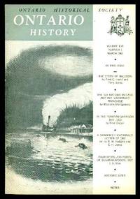 ONTARIO HISTORY - Volume 57, number 1 - March 1965