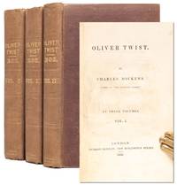 Oliver Twist. By Charles Dickens (in 3 vols.)