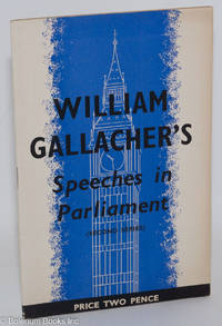 cover of William Gallacher's Speeches in Parliament (Second Series)